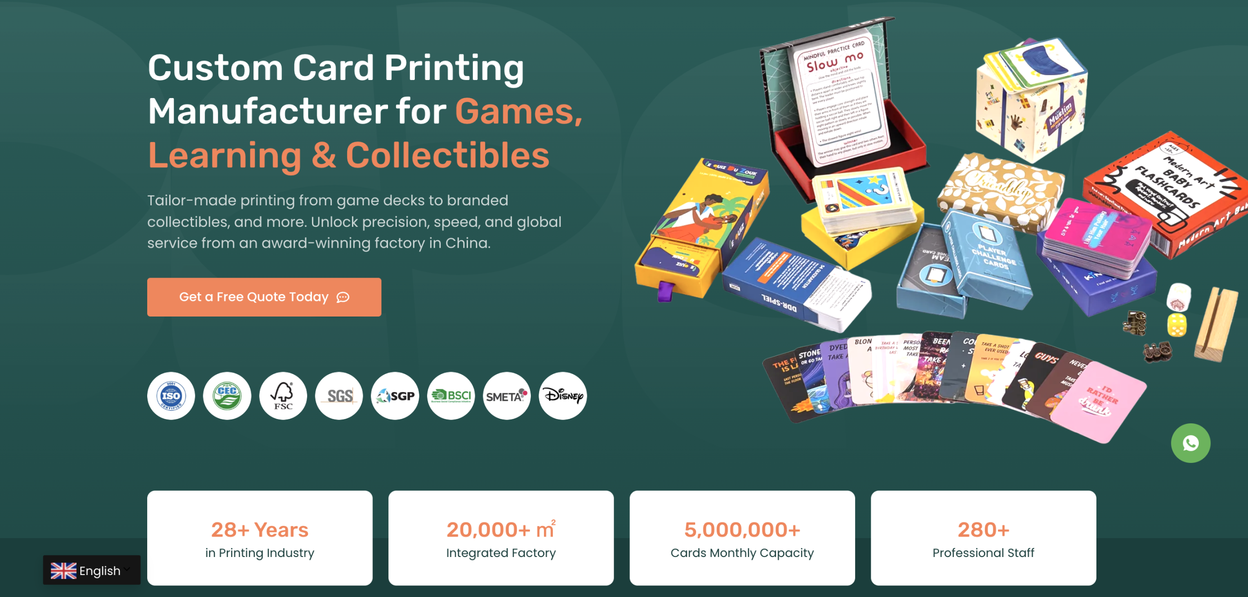 定制桌游卡牌印刷