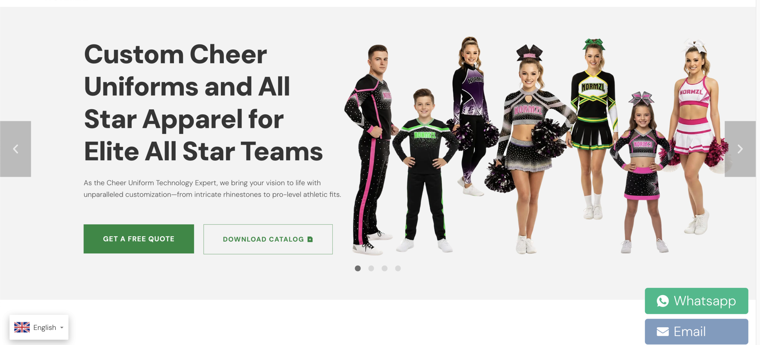 啦啦操比赛服制造